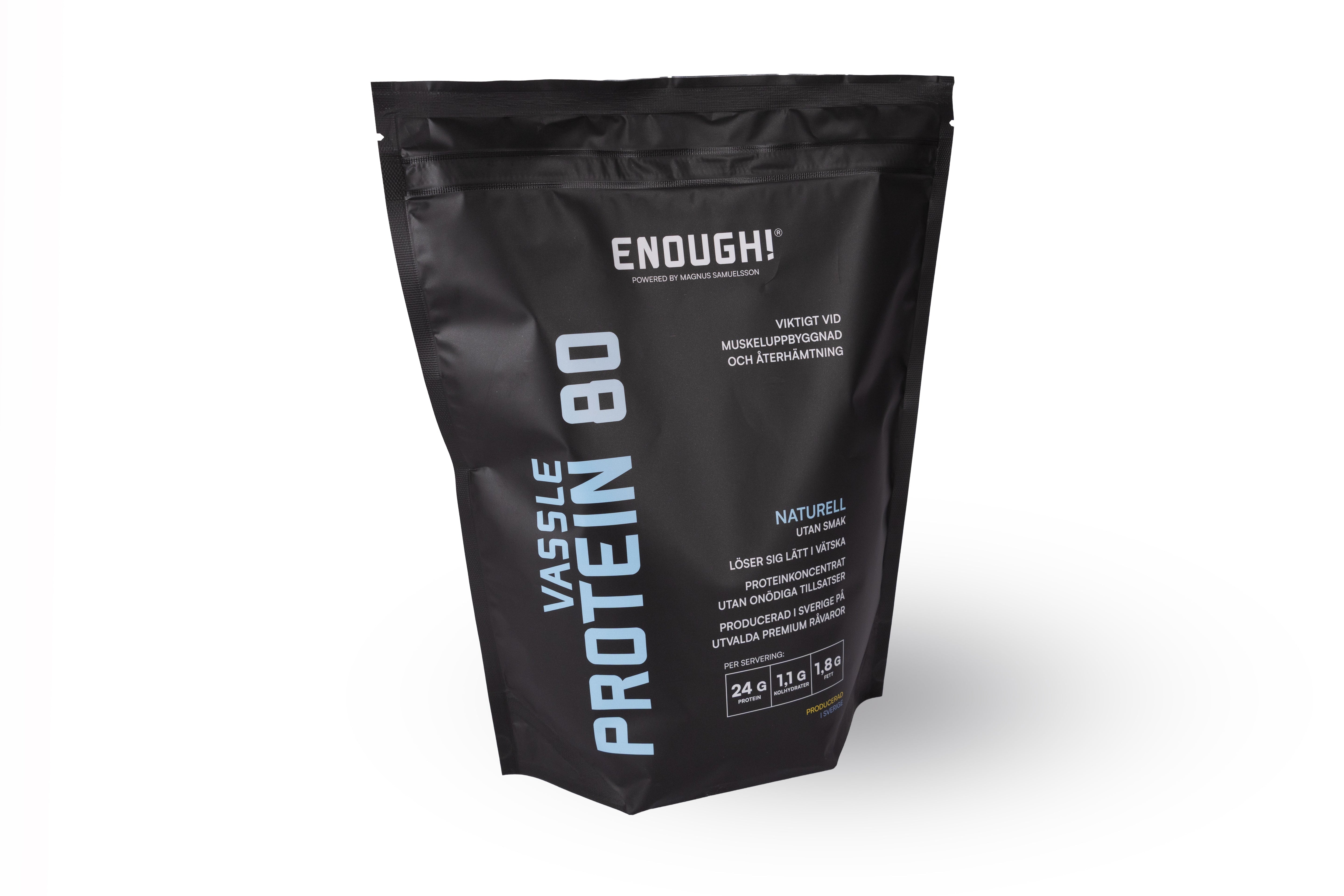 Enough Proteinkoncentrat Naturell 80 1 kg
