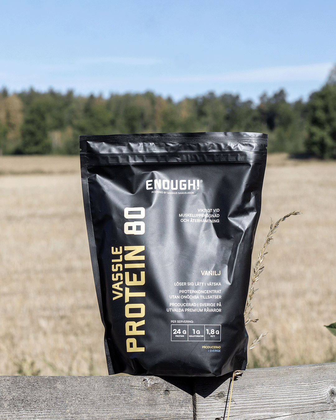Enough Proteinkoncentrat 80 Vanilj 1 kg