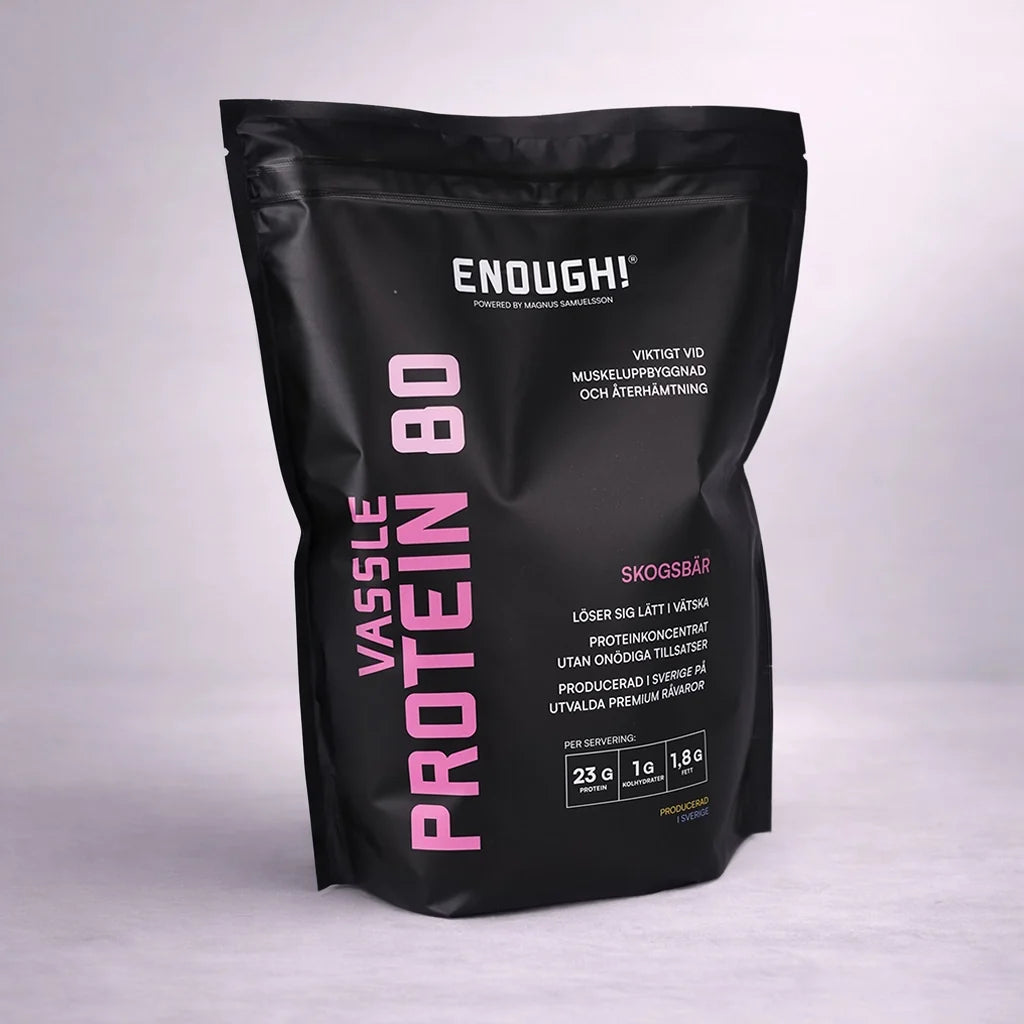 Enough Proteinkoncentrat 80 Skogsbär 1 kg